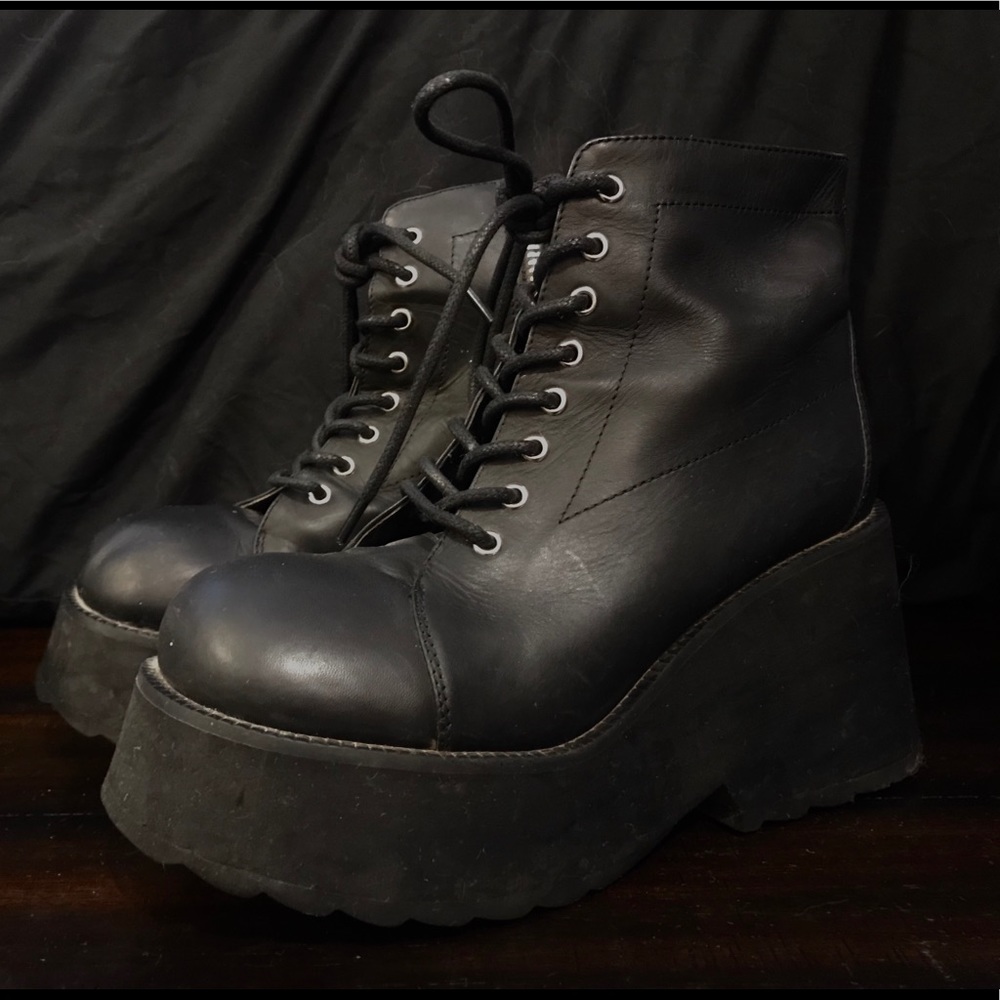 UNIF Ryder Boots Black US6